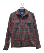 PENDLETONペンドルトン）の古着「ウールチェックボードシャツ」｜グレー
