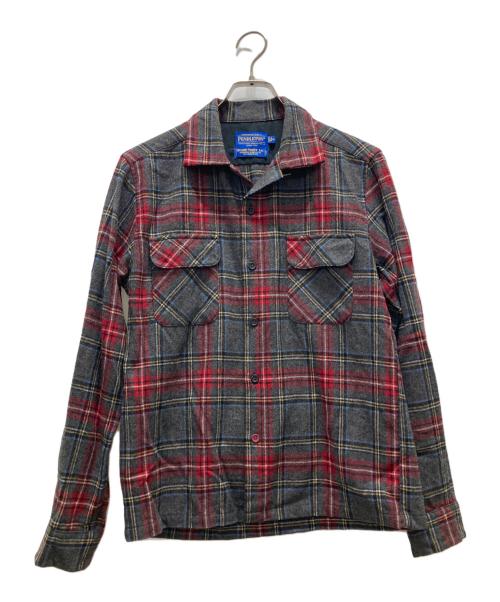PENDLETON（ペンドルトン）PENDLETON (ペンドルトン) ウールチェックボードシャツ グレー サイズ:Ｓの古着・服飾アイテム