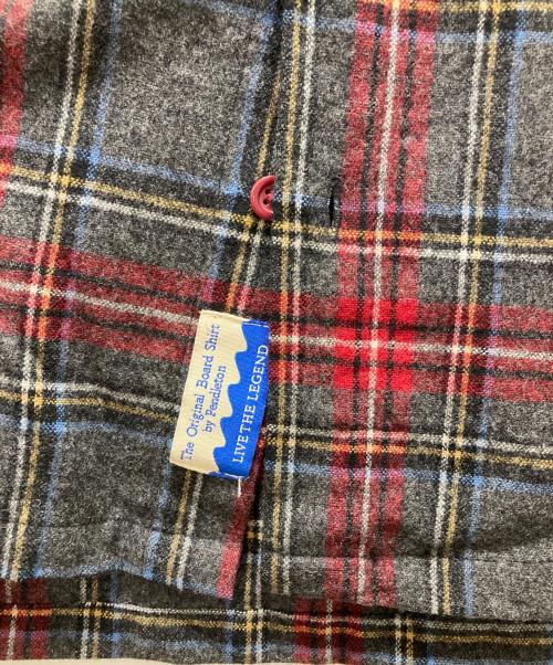 PENDLETON（ペンドルトン）PENDLETON (ペンドルトン) ウールチェックボードシャツ グレー サイズ:Ｓの古着・服飾アイテム