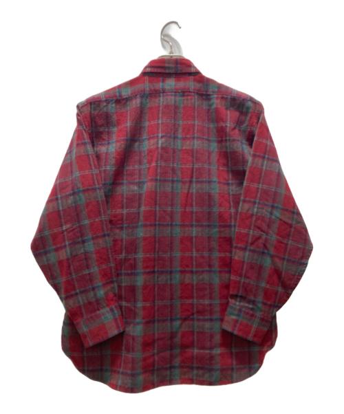 PENDLETON（ペンドルトン）PENDLETON (ペンドルトン) ウールチェックシャツ レッド サイズ:Mの古着・服飾アイテム