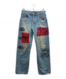 Hysteric Glamour（ヒステリックグラマー）の古着「DIARY OF A BAD GIRLリメイク 60’S XXストレートデニムパンツ」｜ブルー