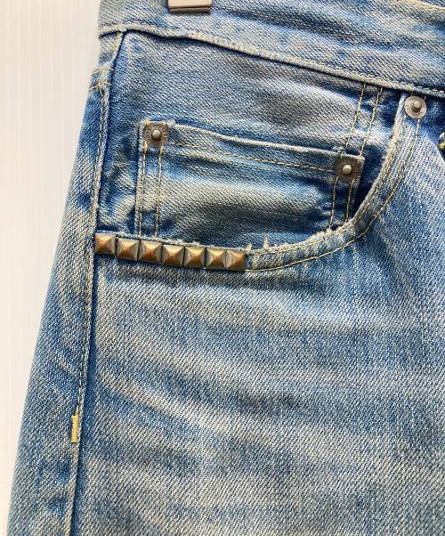 Hysteric Glamour（ヒステリックグラマー）Hysteric Glamour (ヒステリックグラマー) DIARY OF A BAD GIRLリメイク 60’S XXストレートデニムパンツ ブルー サイズ:29の古着・服飾アイテム