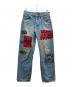 Hysteric Glamour（ヒステリックグラマー）の古着「DIARY OF A BAD GIRLリメイク 60’S XXストレートデニムパンツ」｜ブルー