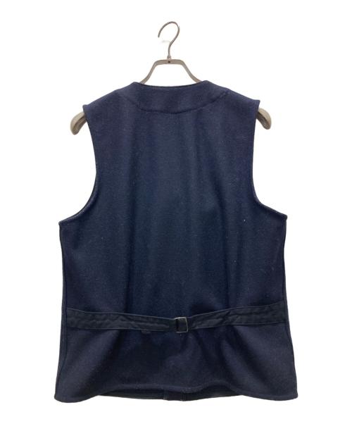 SUGAR CANE（シュガーケーン）SUGAR CANE (シュガーケーン) USA製フェルトウールベスト ネイビー サイズ:Lの古着・服飾アイテム