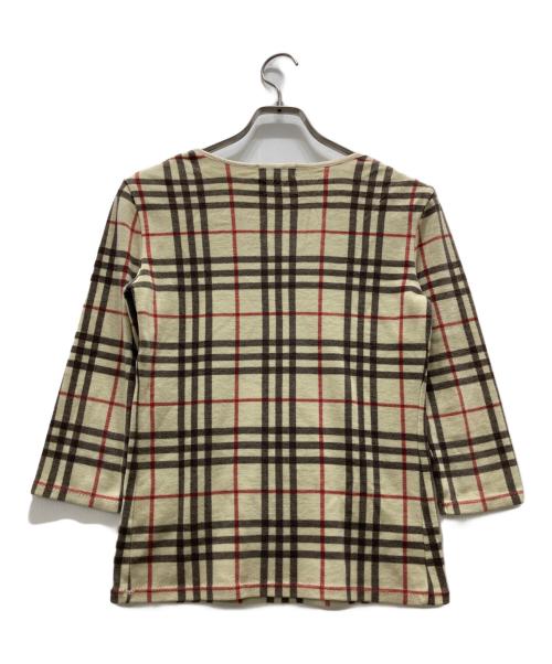 BURBERRY BLUE LABEL（バーバリー ブルー レーベル）BURBERRY BLUE LABEL (バーバリー ブルー レーベル) ロングスリーブカットソー ベージュ サイズ:Mの古着・服飾アイテム
