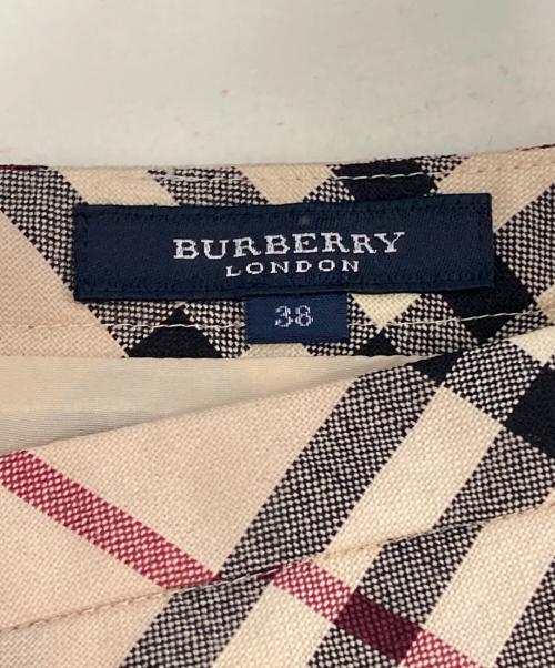 BURBERRY LONDON（バーバリーロンドン）BURBERRY LONDON (バーバリーロンドン) ノヴァチェックロングスカート ベージュ サイズ:Mの古着・服飾アイテム