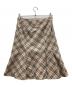 BURBERRY LONDON (バーバリーロンドン) ノヴァチェックスカート ベージュ サイズ:Ｍ：4000円