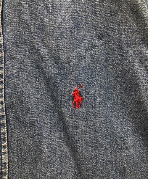 POLO RALPH LAUREN（ポロ・ラルフローレン）POLO RALPH LAUREN (ポロ・ラルフローレン) デニムシャツ インディゴ サイズ:Sの古着・服飾アイテム