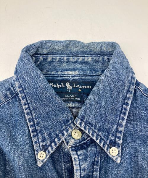 POLO RALPH LAUREN（ポロ・ラルフローレン）POLO RALPH LAUREN (ポロ・ラルフローレン) デニムシャツ インディゴ サイズ:Sの古着・服飾アイテム