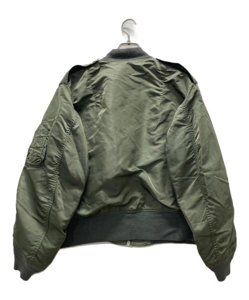 ALPHA（アルファ）ALPHA (アルファ) 90sフライトジャケット グリーン サイズ:Lの古着・服飾アイテム