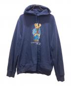 POLO RALPH LAURENポロ・ラルフローレン）の古着「ポロベアパーカー」｜ネイビー