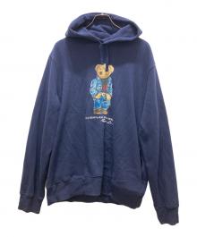 POLO RALPH LAUREN（ポロ・ラルフローレン）の古着「ポロベアパーカー」｜ネイビー