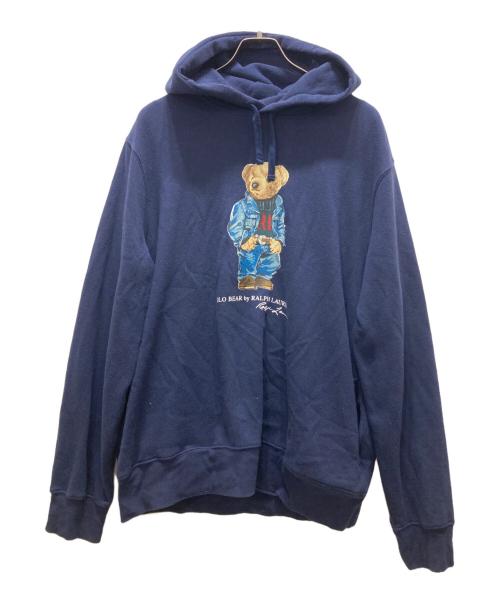 POLO RALPH LAUREN（ポロ・ラルフローレン）POLO RALPH LAUREN (ポロ・ラルフローレン) ポロベアパーカー ネイビー サイズ:Lの古着・服飾アイテム