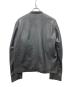 TK TAKEO KIKUCHI (ティーケー タケオキクチ) ラムレザ-シングルライダースジャケット ブラック サイズ:L：7000円