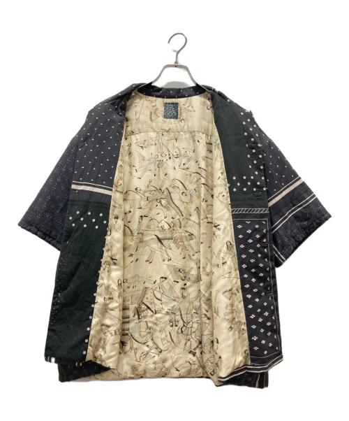 VISVIM（ビズビム）VISVIM (ビズビム) 半袖ダウンシャツ/25SS ict WALLIS DOWN SHIRT グレー サイズ:3の古着・服飾アイテム