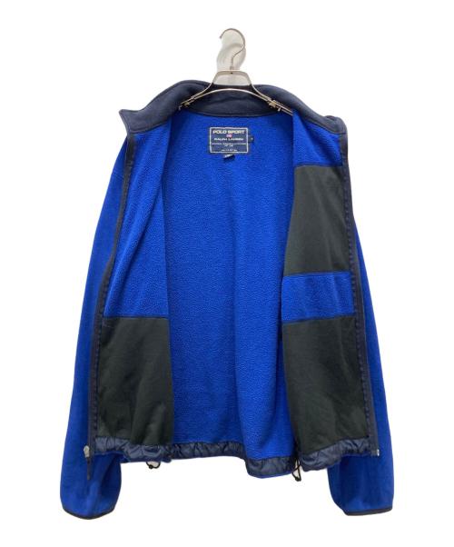 POLO SPORT（ポロスポーツ）POLO SPORT (ポロスポーツ) フリースジャケット ブルー サイズ:XLの古着・服飾アイテム