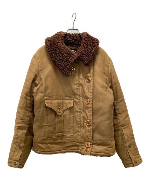 freewheelers（フリーホイーラーズ）FREEWHEELERS (フリーホイーラーズ) WINTER FLYING JACKET カーキ サイズ:40の古着・服飾アイテム
