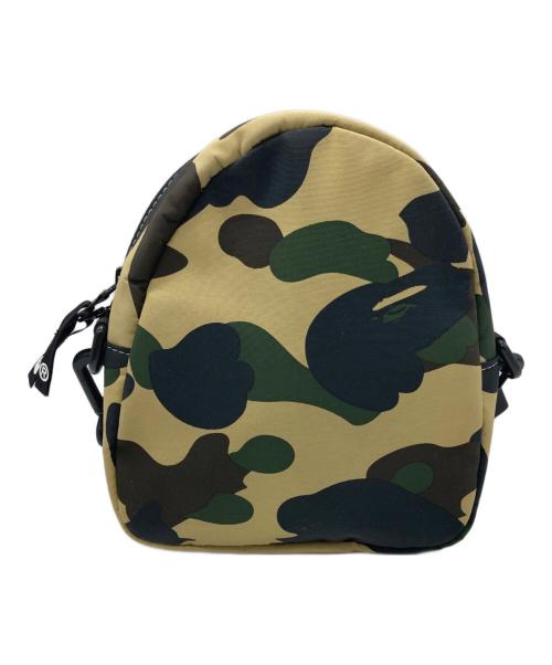BAPE BY A BATHING APE（ベイプバイアベイシングエイプ）BAPE BY A BATHING APE (ベイプバイアベイシングエイプ) ショルダーバッグ/ABC CAMO MILO SHARK MINI SHOULDER BAG カーキの古着・服飾アイテム