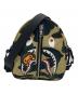 BAPE BY A BATHING APE（ベイプバイアベイシングエイプ）の古着「ショルダーバッグ/ABC CAMO MILO SHARK MINI SHOULDER BAG」｜カーキ