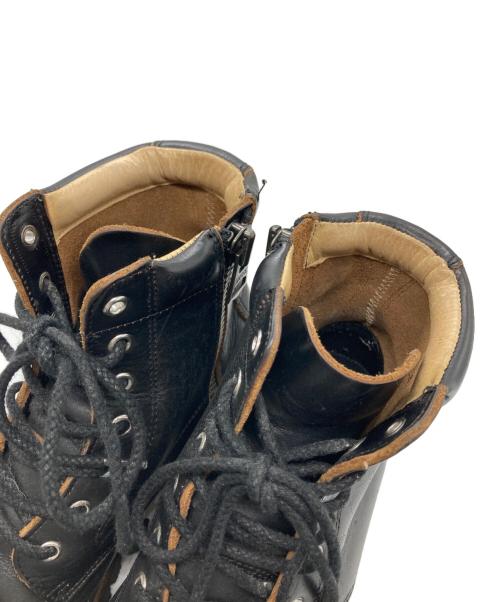 SLOW WEAR LION（スローウェアライオン）SLOW WEAR LION (スローウェアライオン) レースアップブーツ/ZIP MID BOOTS HORWEEN CHROMEXCEL Leather VIBRAM ブラック サイズ:6Eの古着・服飾アイテム