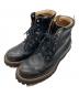 SLOW WEAR LION（スローウェアライオン）の古着「レースアップブーツ/ZIP MID BOOTS HORWEEN CHROMEXCEL Leather VIBRAM」｜ブラック