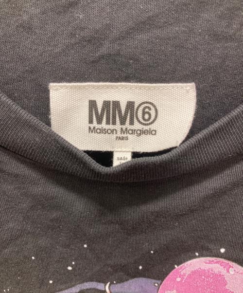MM6 Maison Margiela（エムエムシックスメゾンマルジェラ）MM6 Maison Margiela (エムエムシックスメゾンマルジェラ) キャットプリントロングスリーブカットソー ブラック サイズ:Lの古着・服飾アイテム