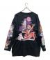 MM6 Maison Margiela (エムエムシックスメゾンマルジェラ) キャットプリントロングスリーブカットソー ブラック サイズ:L：10000円