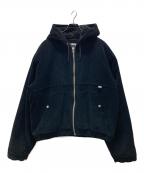 stussyステューシー）の古着「コーデュロイジャケット/Cord Work JKT」｜ブラック