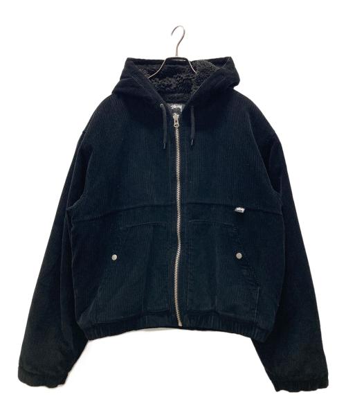 stussy（ステューシー）stussy (ステューシー) コーデュロイジャケット/Cord Work JKT ブラック サイズ:XLの古着・服飾アイテム