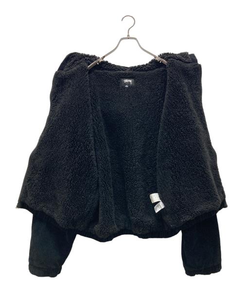 stussy（ステューシー）stussy (ステューシー) コーデュロイジャケット/Cord Work JKT ブラック サイズ:XLの古着・服飾アイテム