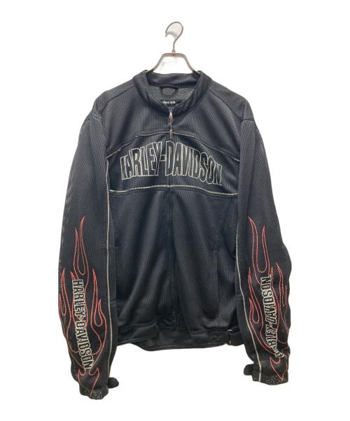 HARLEY-DAVIDSON（ハーレーダビッドソン）HARLEY-DAVIDSON (ハーレーダビッドソン) メッシュジャケット ブラック サイズ:Lの古着・服飾アイテム