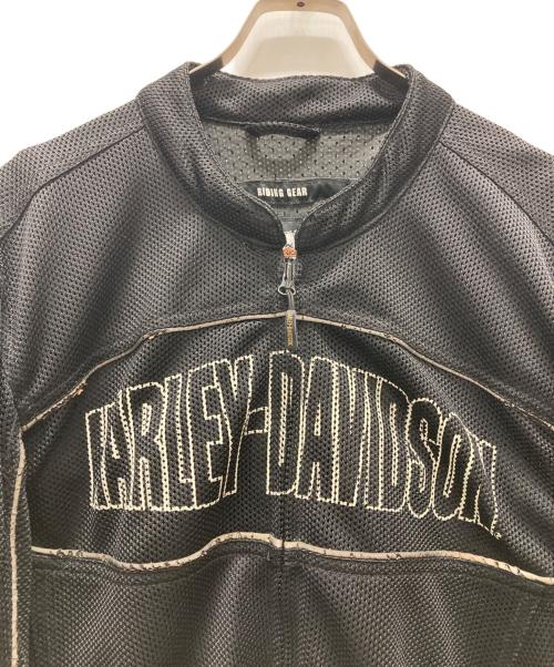 HARLEY-DAVIDSON（ハーレーダビッドソン）HARLEY-DAVIDSON (ハーレーダビッドソン) メッシュジャケット ブラック サイズ:Lの古着・服飾アイテム