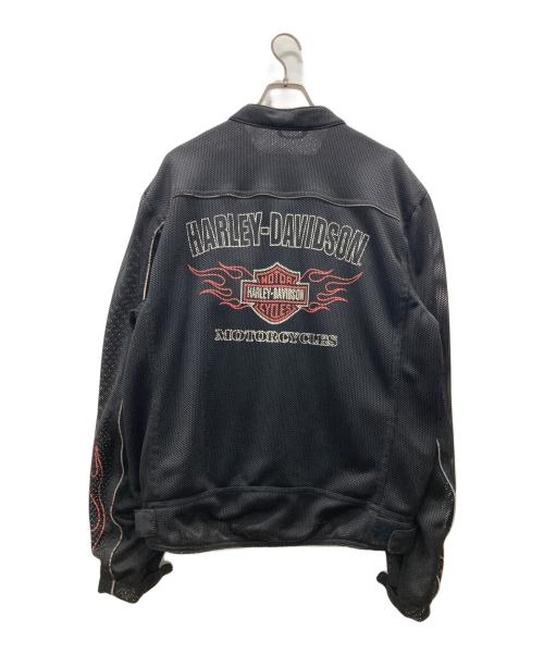 HARLEY-DAVIDSON（ハーレーダビッドソン）HARLEY-DAVIDSON (ハーレーダビッドソン) メッシュジャケット ブラック サイズ:Lの古着・服飾アイテム