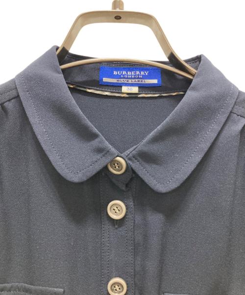 BURBERRY BLUE LABEL（バーバリー ブルー レーベル）BURBERRY BLUE LABEL (バーバリー ブルー レーベル) シャツワンピース ネイビー サイズ:38の古着・服飾アイテム