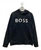 BOSSボス）の古着「BOSSロゴパーカー」｜ブラック
