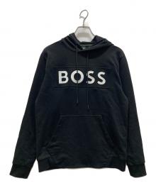 BOSS（ボス）の古着「BOSSロゴパーカー」｜ブラック