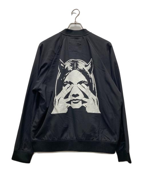 Hysteric Glamour（ヒステリックグラマー）Hysteric Glamour (ヒステリックグラマー) SEE NO EVIL シーノーイービルナイロンブルゾン/25SS ブラック サイズ:Lの古着・服飾アイテム
