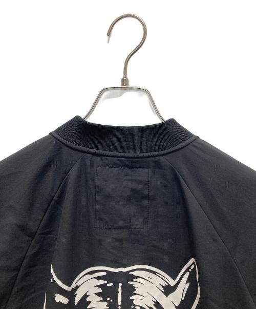 Hysteric Glamour（ヒステリックグラマー）Hysteric Glamour (ヒステリックグラマー) SEE NO EVIL シーノーイービルナイロンブルゾン/25SS ブラック サイズ:Lの古着・服飾アイテム