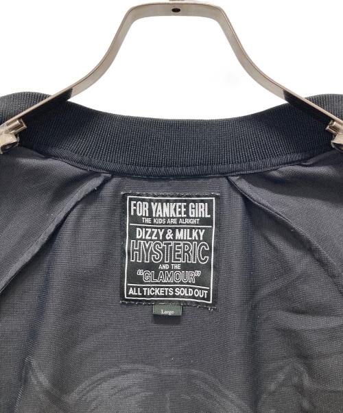 Hysteric Glamour（ヒステリックグラマー）Hysteric Glamour (ヒステリックグラマー) SEE NO EVIL シーノーイービルナイロンブルゾン/25SS ブラック サイズ:Lの古着・服飾アイテム