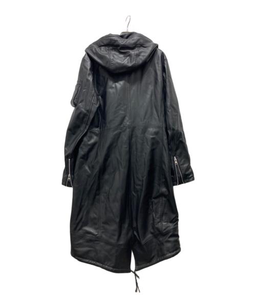 JOHNNY WOLF（ジョニーウルフ）johnny wolf (ジョニーウルフ) レザーコート ブラック サイズ:3の古着・服飾アイテム
