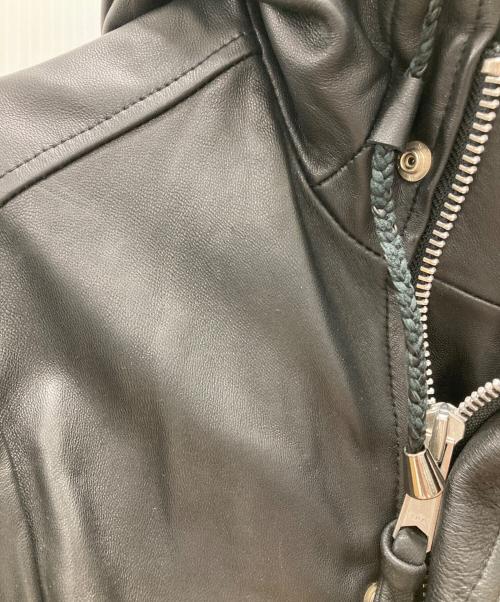 JOHNNY WOLF（ジョニーウルフ）johnny wolf (ジョニーウルフ) レザーコート ブラック サイズ:3の古着・服飾アイテム