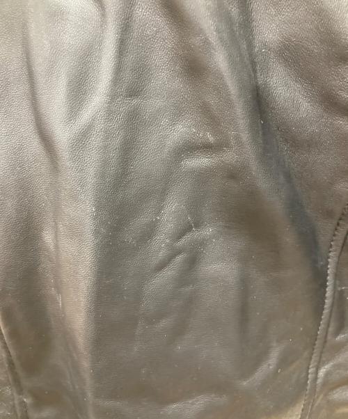 JOHNNY WOLF（ジョニーウルフ）johnny wolf (ジョニーウルフ) レザーコート ブラック サイズ:3の古着・服飾アイテム