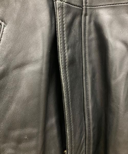 JOHNNY WOLF（ジョニーウルフ）johnny wolf (ジョニーウルフ) レザーコート ブラック サイズ:3の古着・服飾アイテム