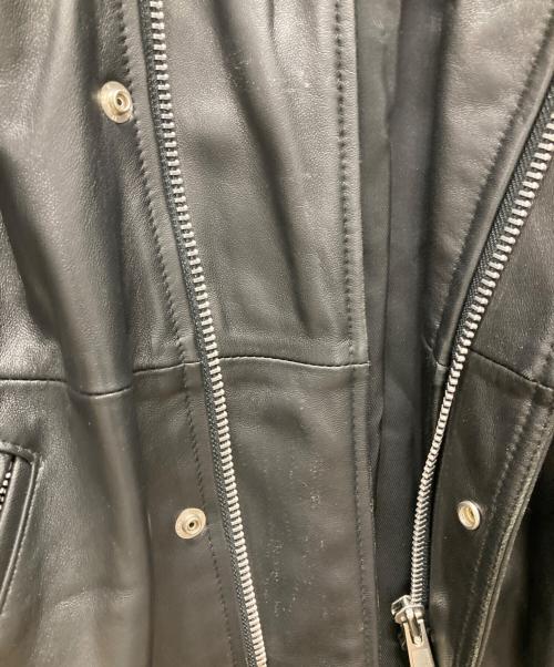 JOHNNY WOLF（ジョニーウルフ）johnny wolf (ジョニーウルフ) レザーコート ブラック サイズ:3の古着・服飾アイテム