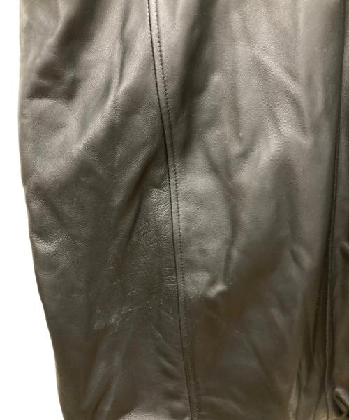 JOHNNY WOLF（ジョニーウルフ）johnny wolf (ジョニーウルフ) レザーコート ブラック サイズ:3の古着・服飾アイテム