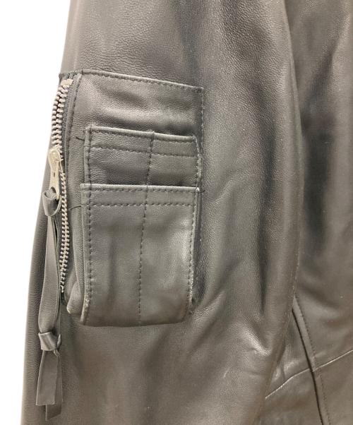 JOHNNY WOLF（ジョニーウルフ）johnny wolf (ジョニーウルフ) レザーコート ブラック サイズ:3の古着・服飾アイテム