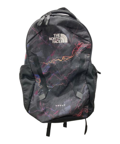 THE NORTH FACE（ザ ノース フェイス）THE NORTH FACE (ザ ノース フェイス) グラフィックプリント VAULT リュック ブラックの古着・服飾アイテム