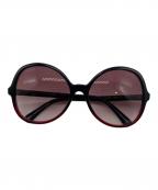 CHANELシャネル）の古着「サングラス」｜ブラック×レッド