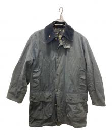Barbour（バブアー）の古着「BORDERオイルドコート」｜グレー