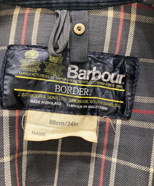 Barbour（バブアー）Barbour (バブアー) BORDERオイルドコート グレー サイズ:34の古着・服飾アイテム